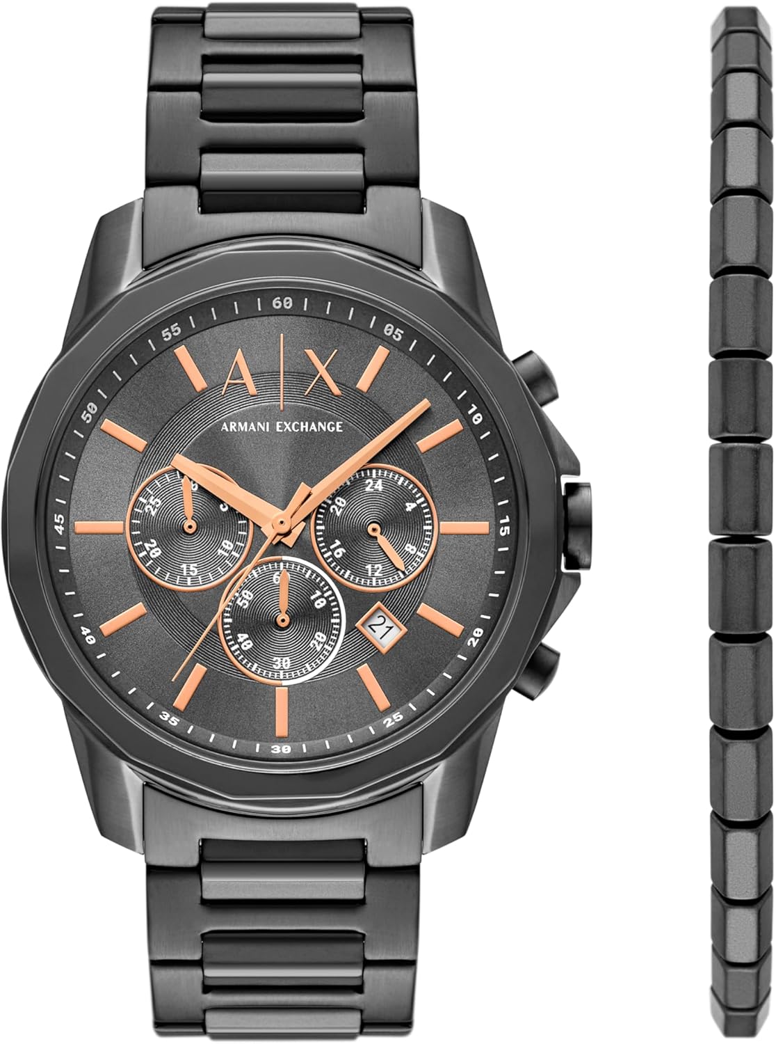 A|X Armani Exchange Chronograph Dress Watch for Men - Stylish Gift