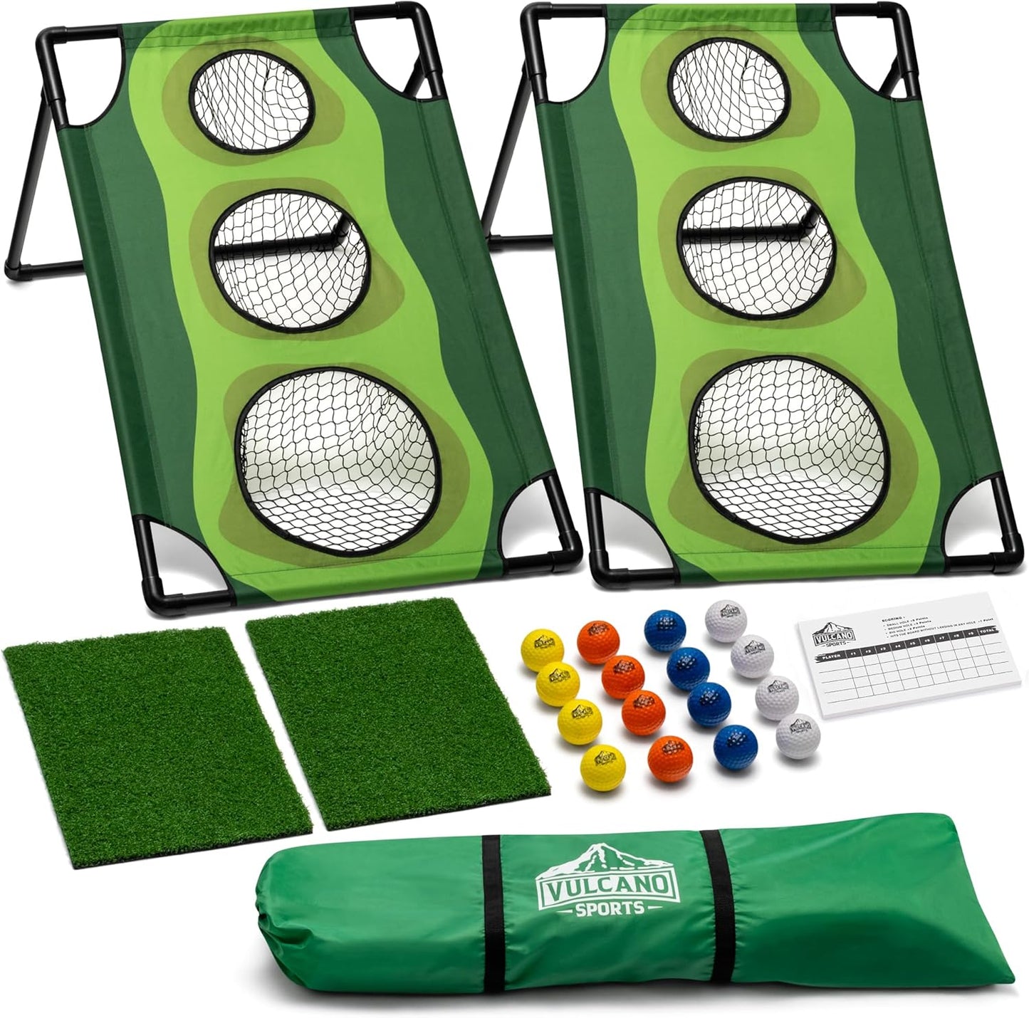 Vulcano Sports Golf Cornhole: Ultimate Golf Chipping Game