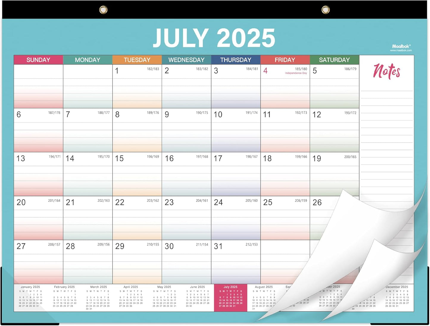 2025-2026 Monthly Desk Calendar - Stay Organized!