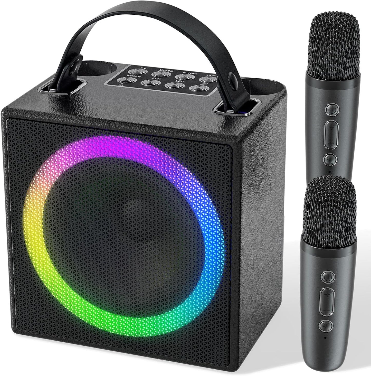 2024 Verkstar Karaoke - Dual-Mic Portable Fun!