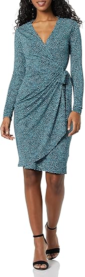 Women's Long Sleeve Classic Wrap Dress for Every Occasion