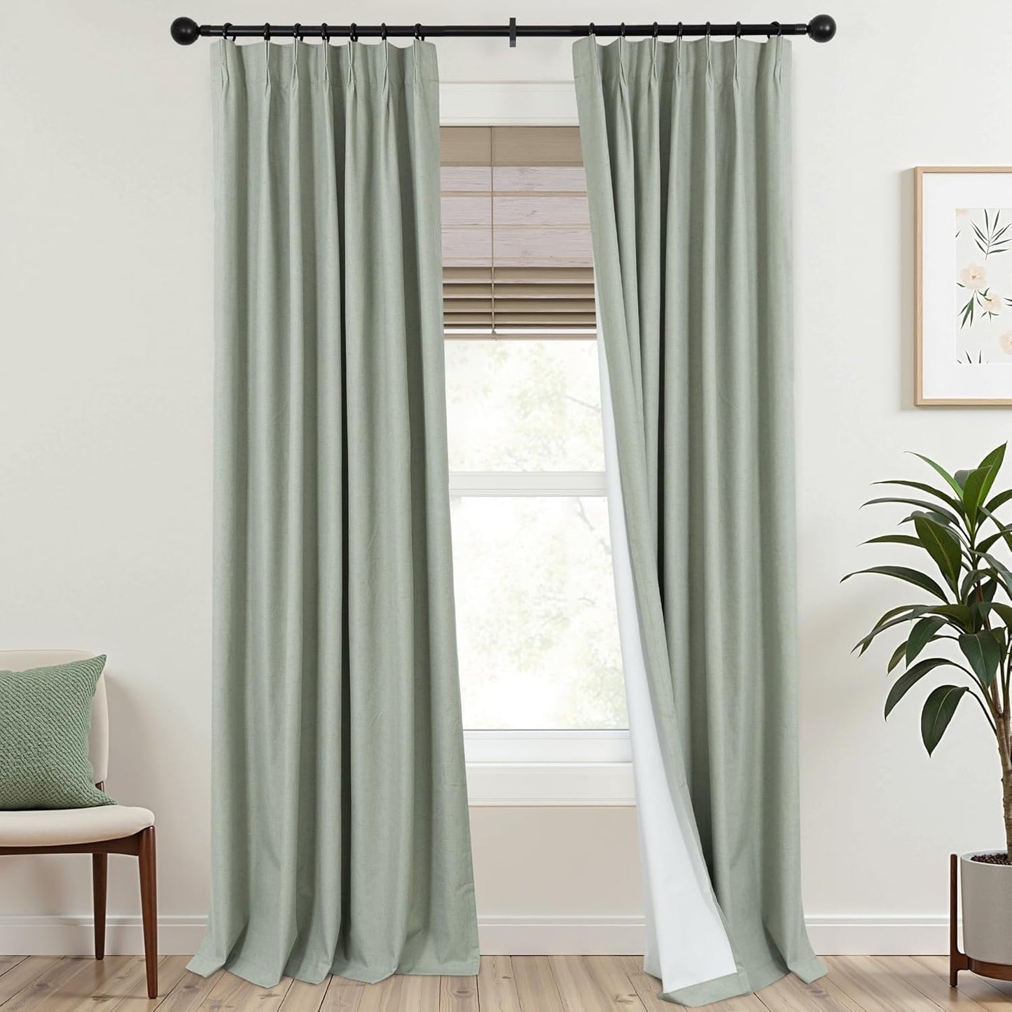 Floor to Ceiling Blackout Curtains for Vintage Cottagecore Style