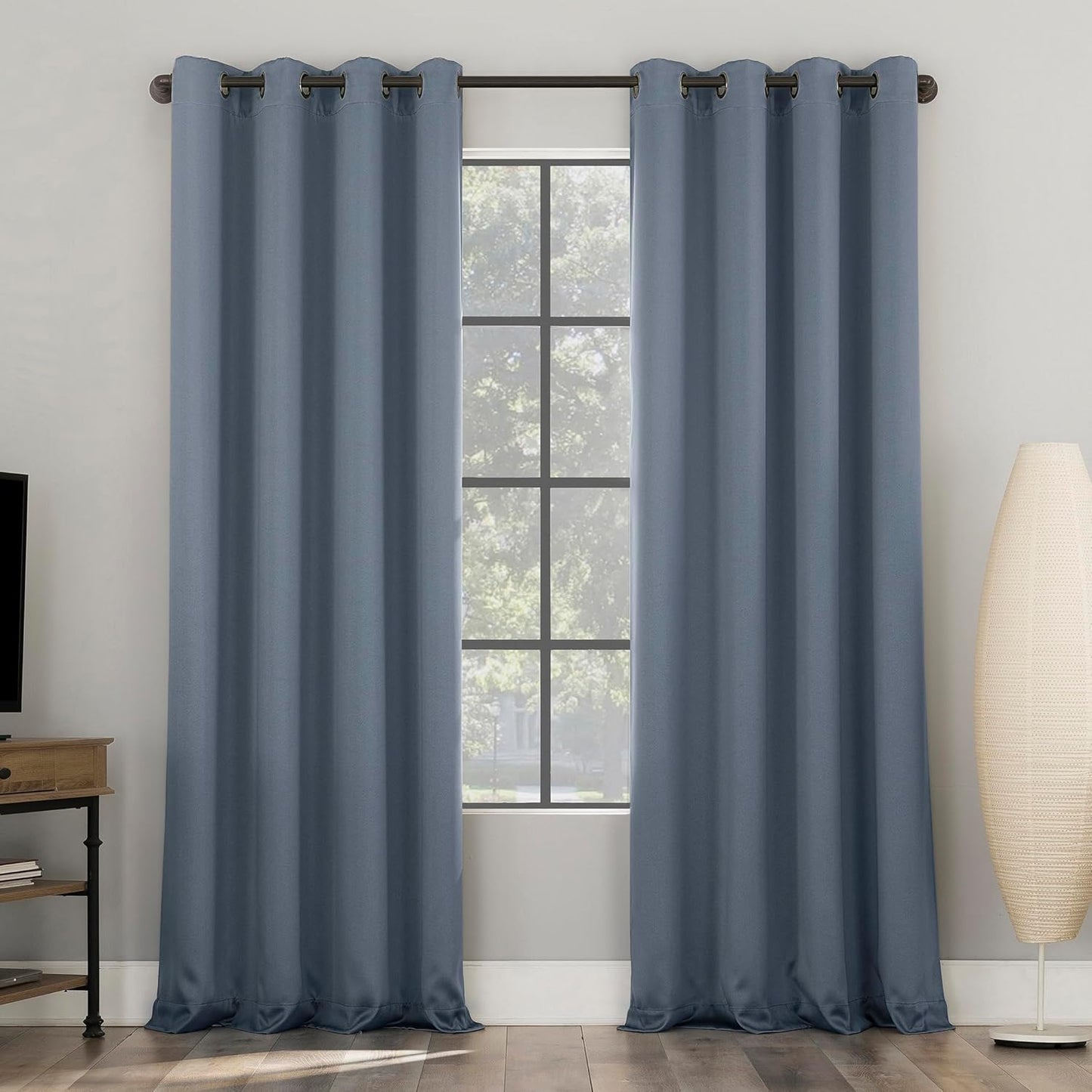 Sun Zero Nordic 100% Blackout Grommet Curtain Panel Pair Review
