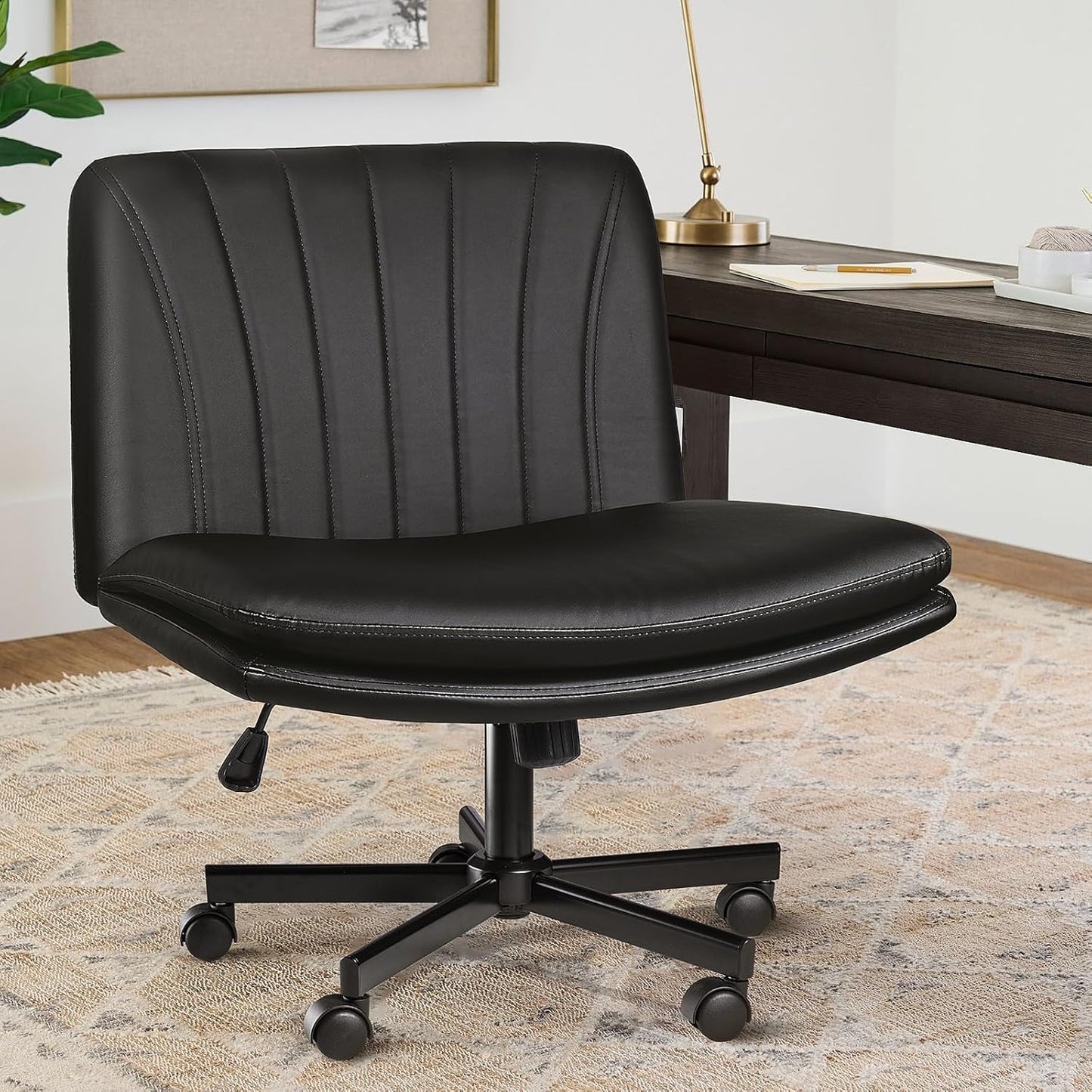 Swivel Mid Back Desk Chair for Small Spaces