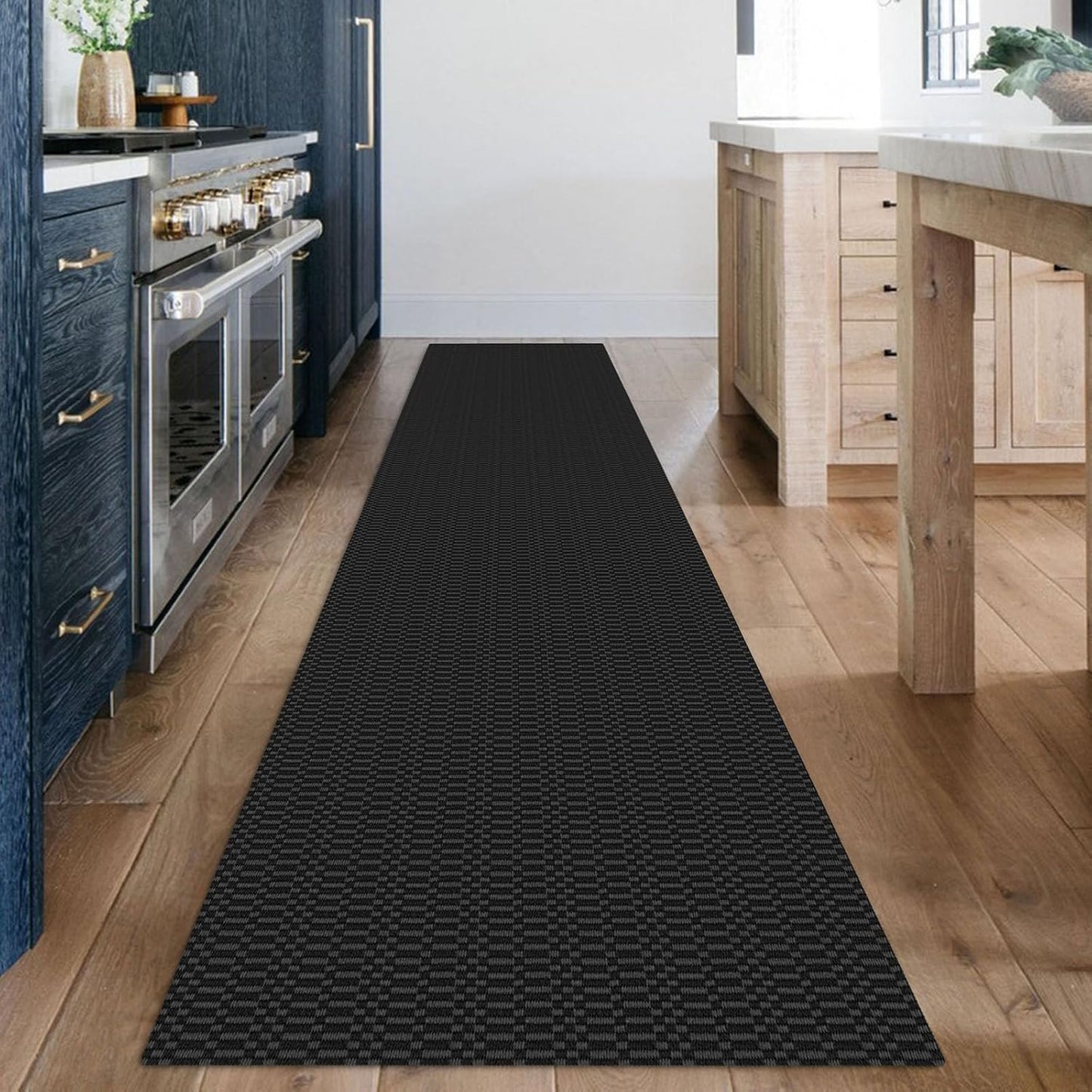 KOZYFLY Washable Runner Rug 2x12 ft for Hallway and Kitchen