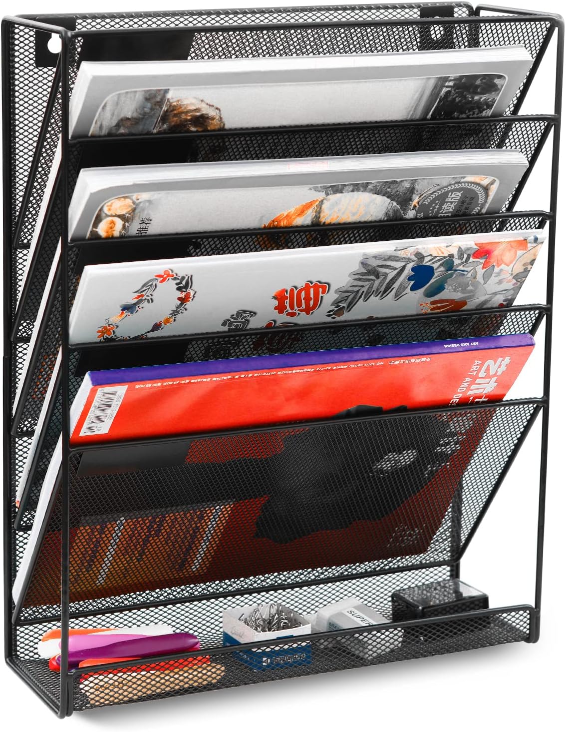 Effortless Organization: EasyPAG 5-Tier Wall File Holder