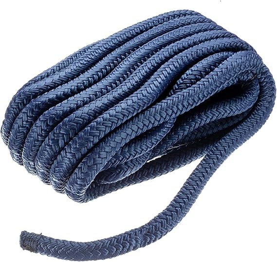 Seachoice Double-Braid Nylon Dock Line for Secure Mooring