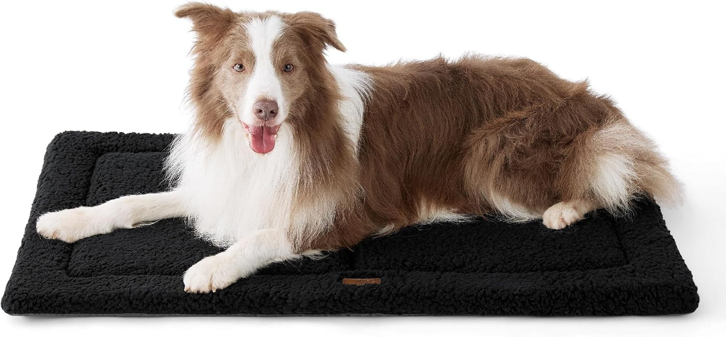 Bedsure Washable Dog Crate Bed for Large Dogs - Ultimate Comfort