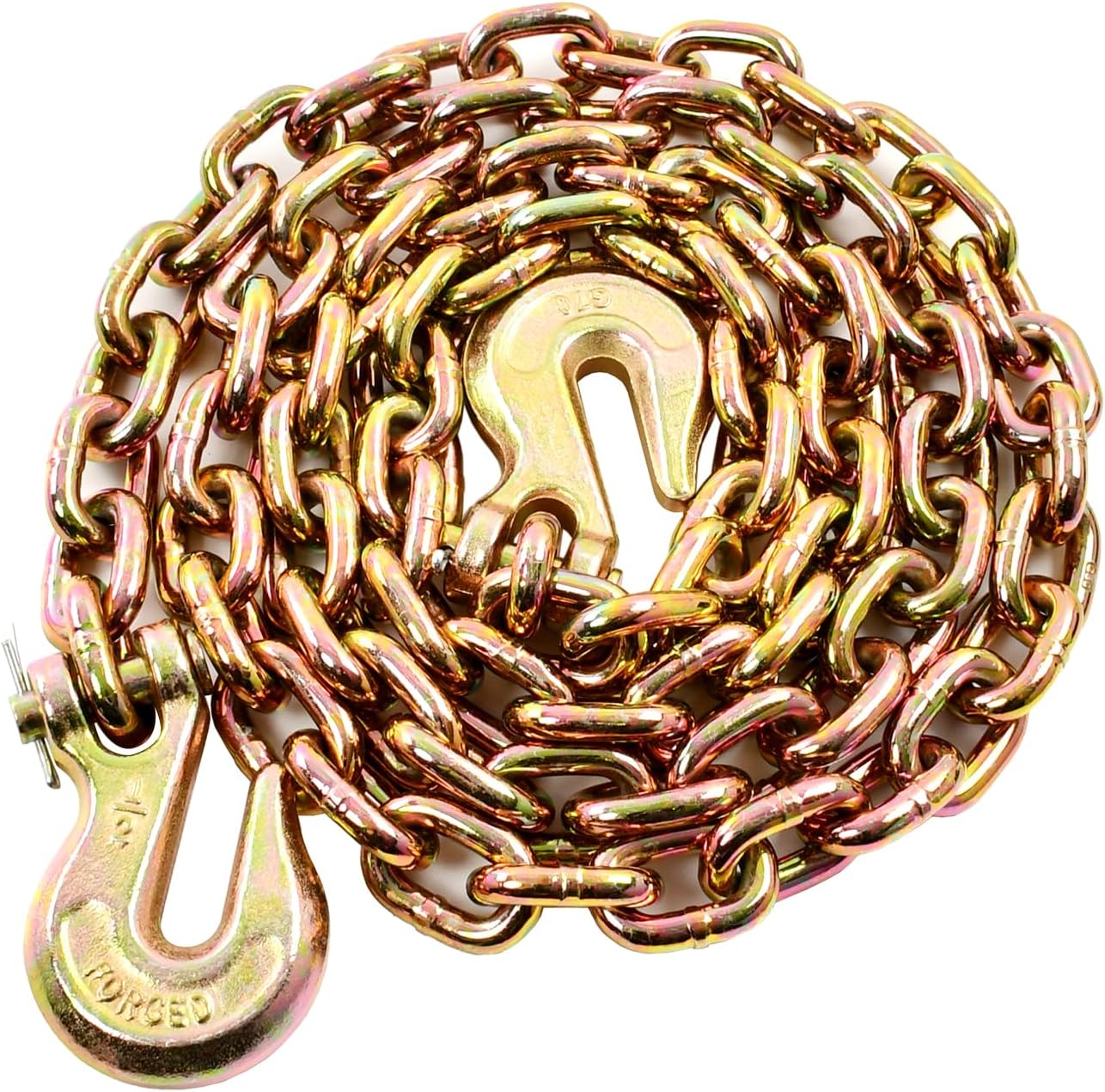 1/2 Inch x 10 Feet G80 Transport Binder Chain for Towing Needs