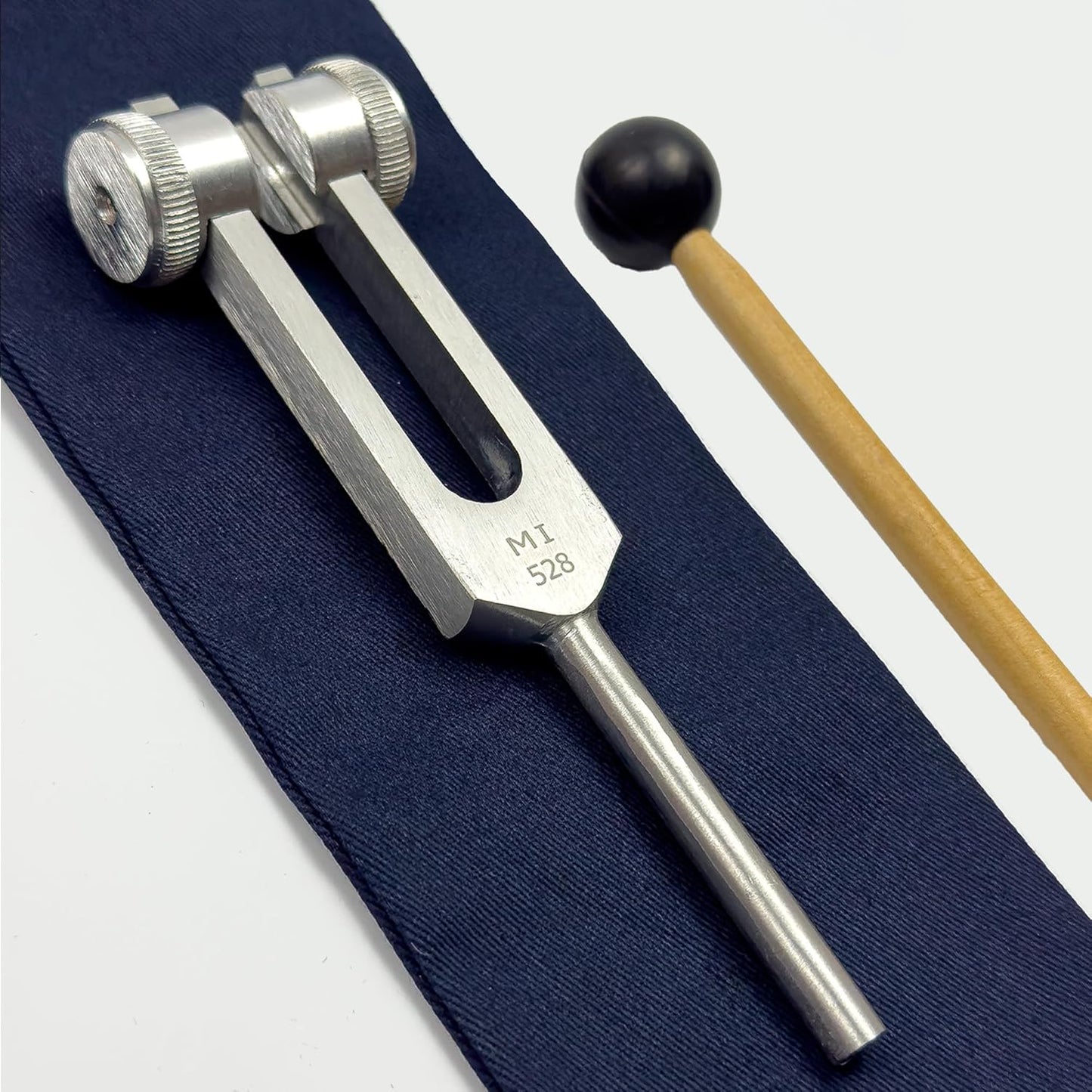 528 Hz MI Weighted Solfeggio Tuning Fork for Healing and Balance