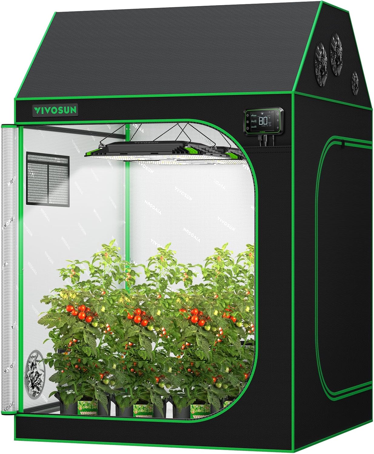 VIVOSUN 4x4 Grow Tent with Observation Window for Hydroponics