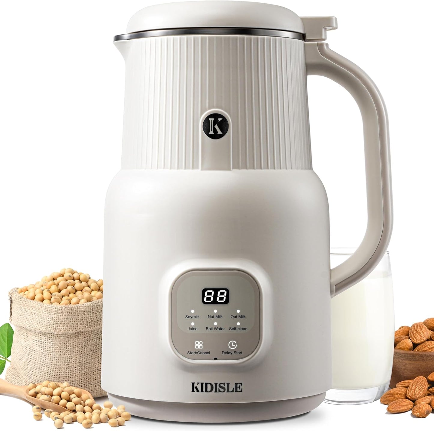 6-in-1 Nut Milk Maker - Homemade Dairy-Free Drinks Effortlessly