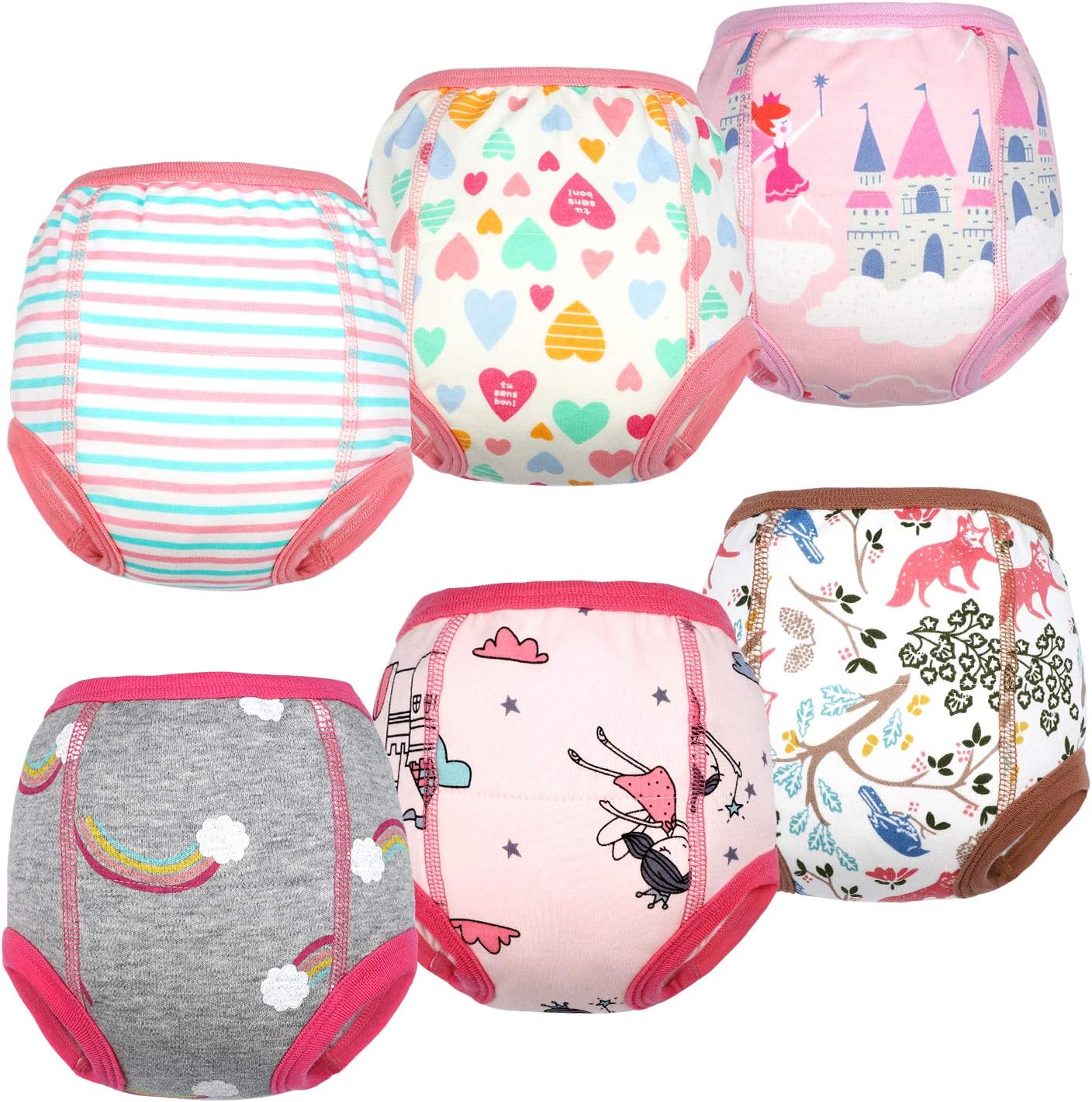 MooMoo Baby Potty Training Underwear for Toddler Boys 2T-9T