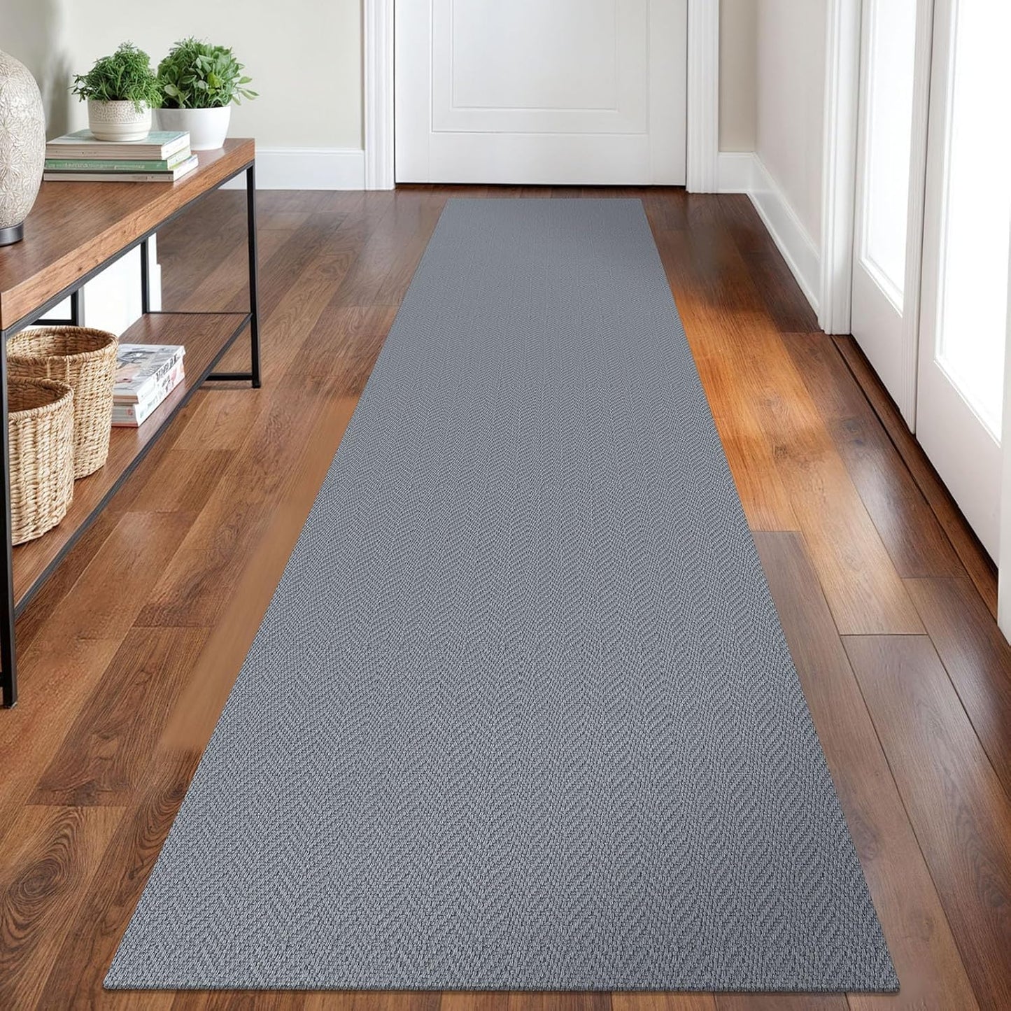 Braided Runner Rug 2x8 Ft Washable for Hallways and Kitchens