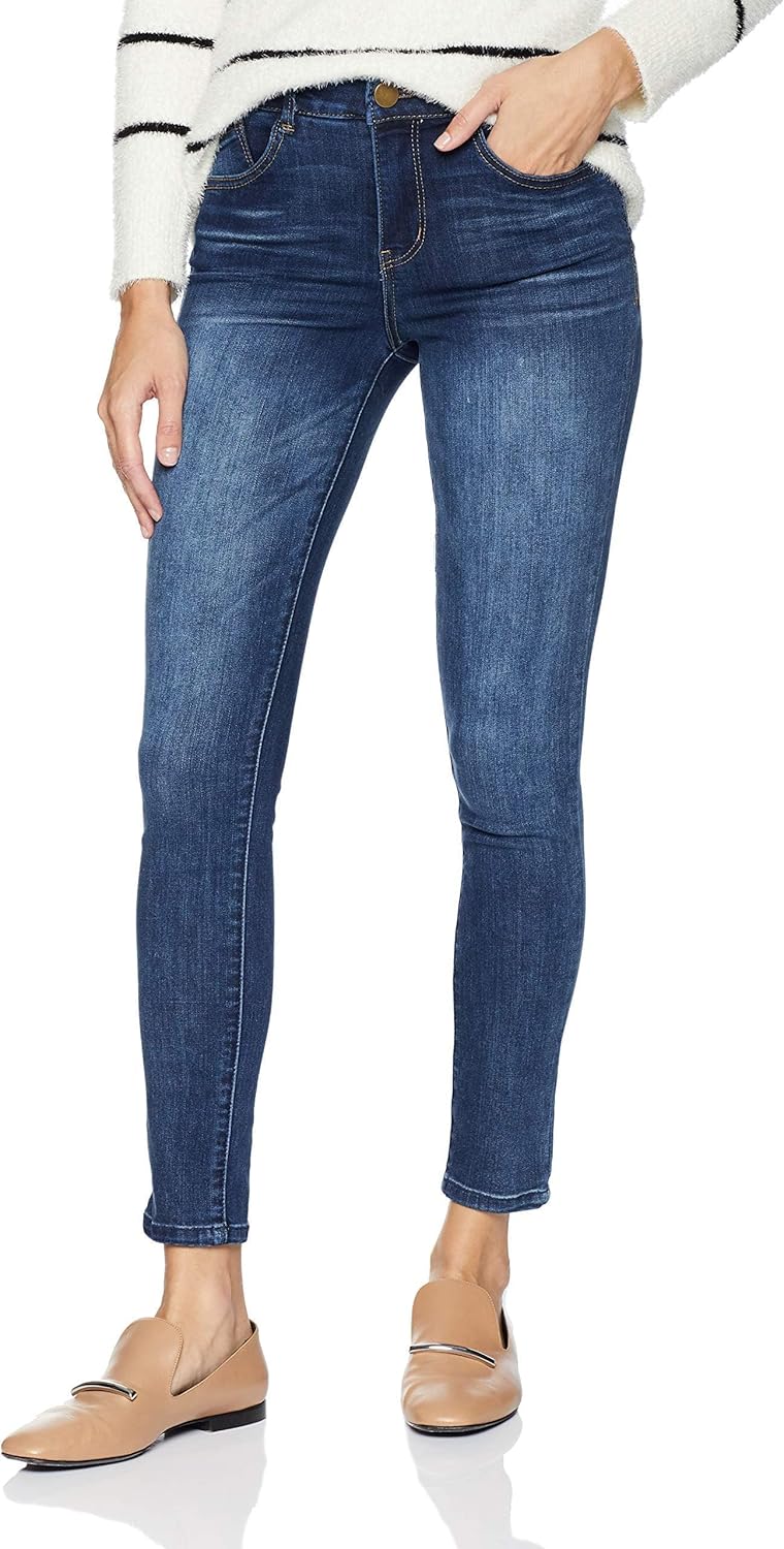 Ab Solution Itty Bitty Boot Jean: High Rise Ankle Skinny Fit