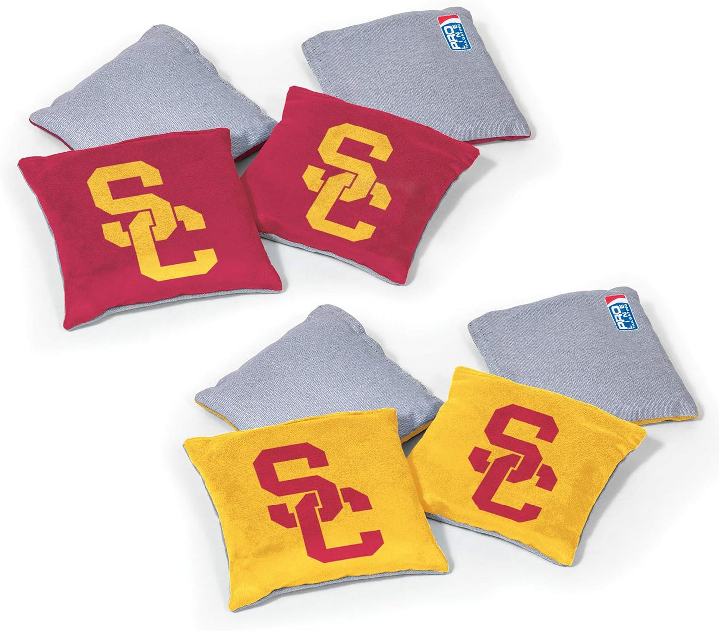 NCAA College Dual Sided Bean Bags for Tailgates and Outdoors