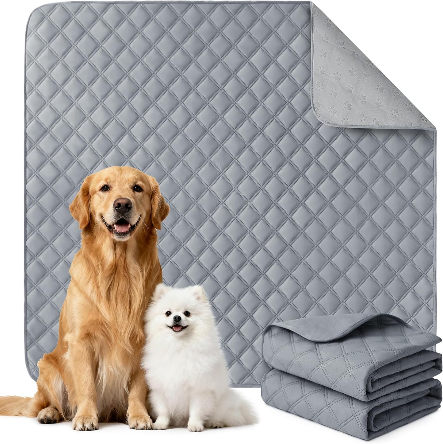 Eterish Reusable Washable Pee Pads for Dogs Extra Large 36in x 72in