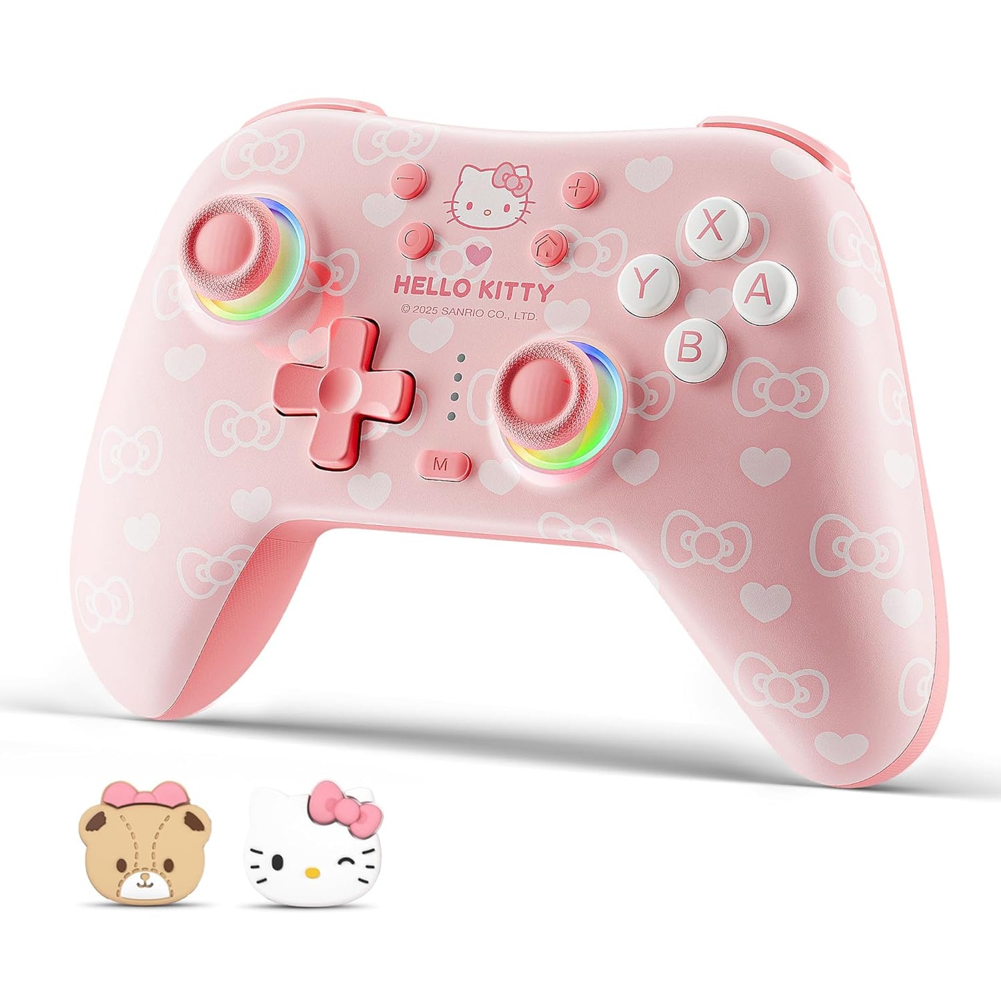 Kuitmor Pink Switch Controller for Hello Kitty Fans and Gamers