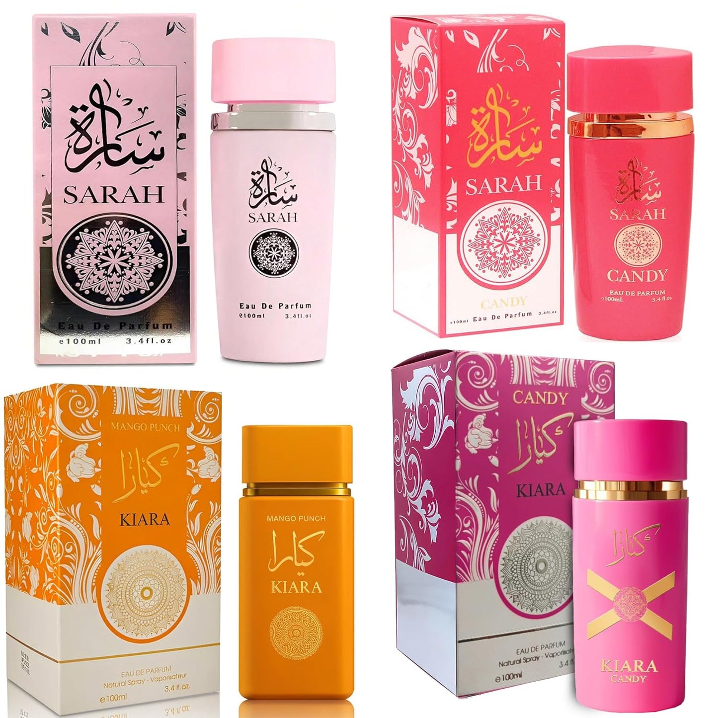 Top Sales 4 Piece Women Perfume Combo Set for Daily Use