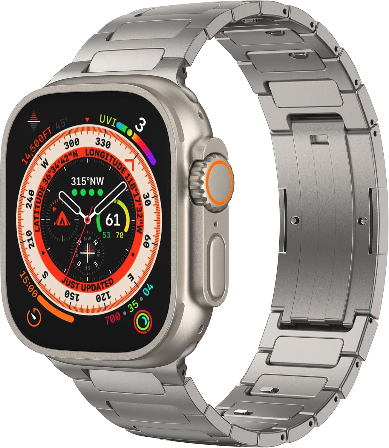 Pure Titanium Bands for Apple Watch Ultra 49mm 46mm 45mm 44mm