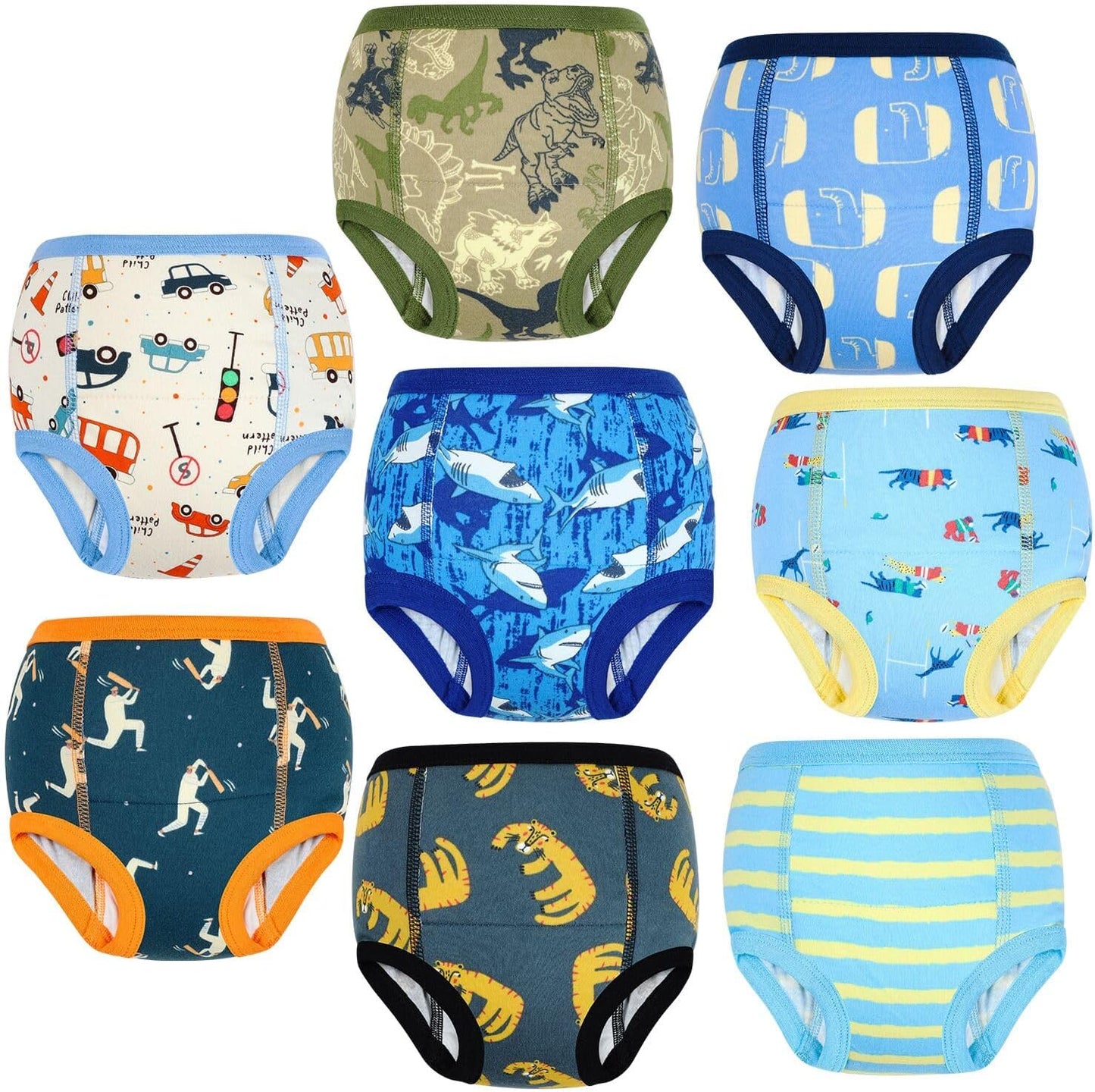 MooMoo Baby Potty Training Underwear for Toddler Boys 2T-9T