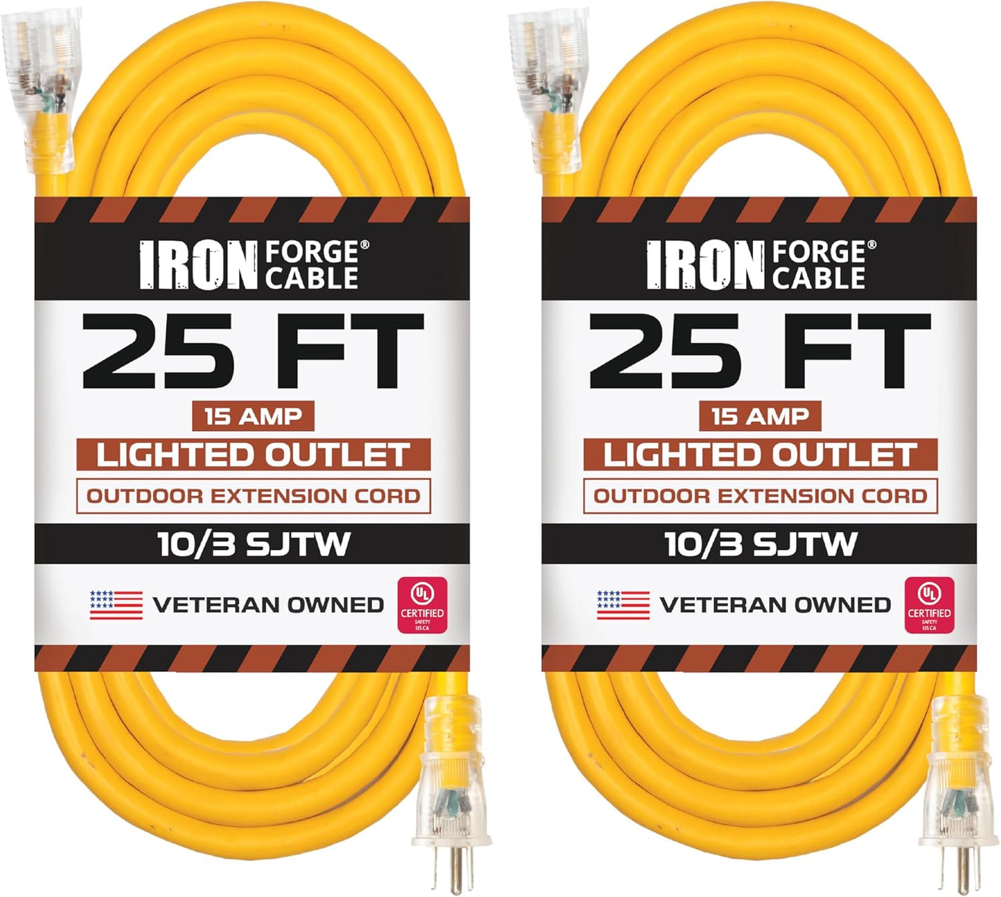 Iron Forge Cable 25 Ft Heavy Duty Outdoor Extension Cord Review