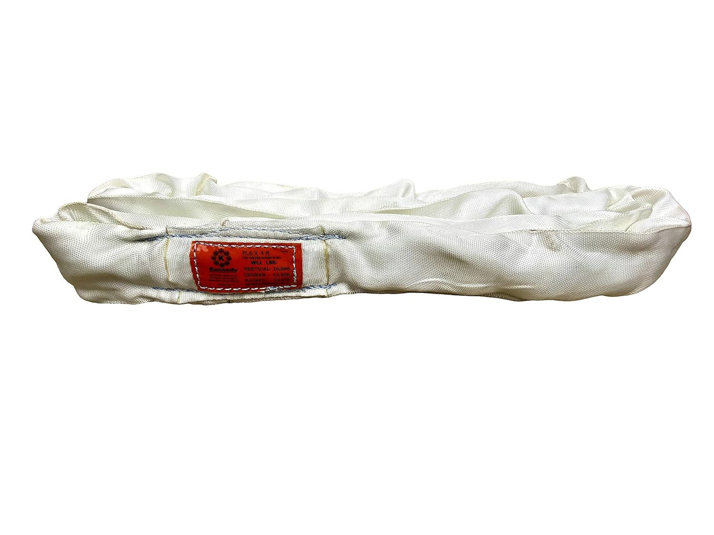 Power Lift PL6x30ft White Polyester Round Sling for Heavy Loads