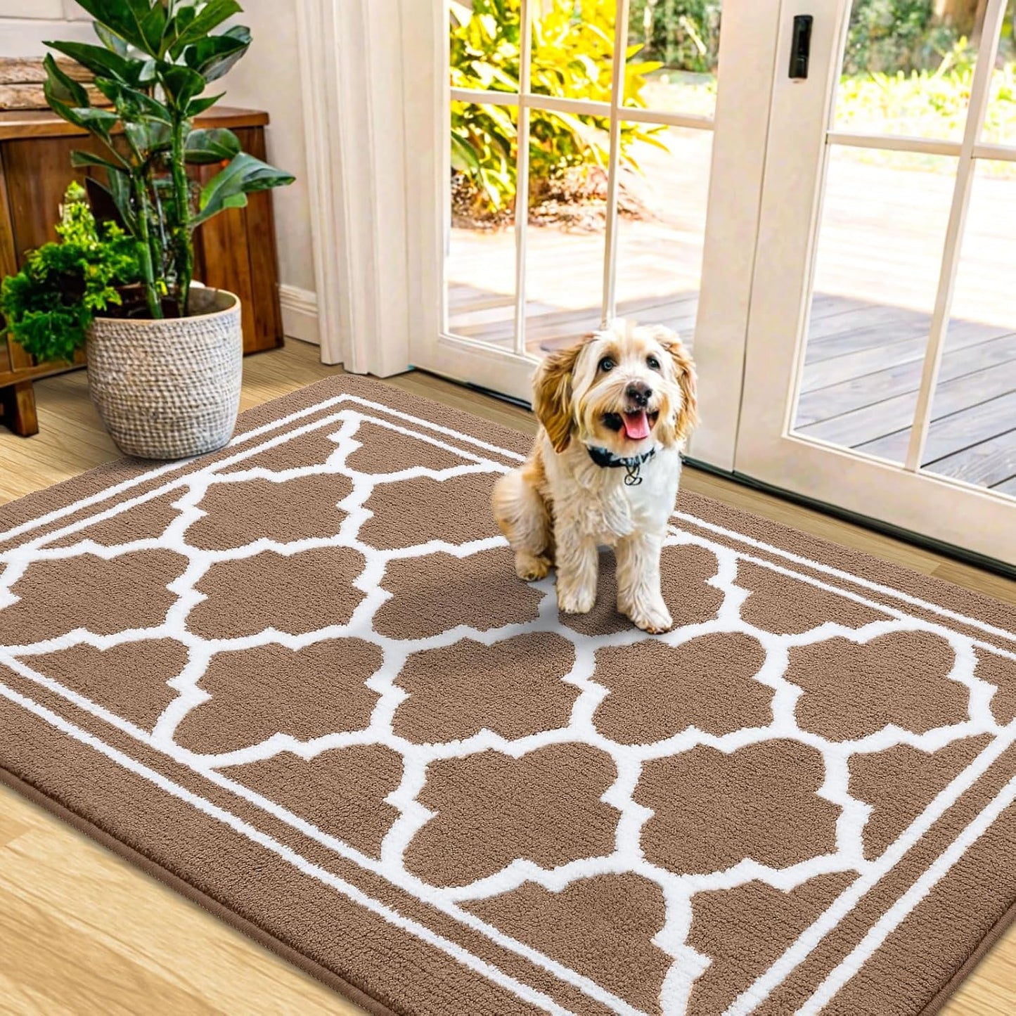 Buganda Indoor Door Mat: Dirt-Resistant, Absorbent, Anti-Slip