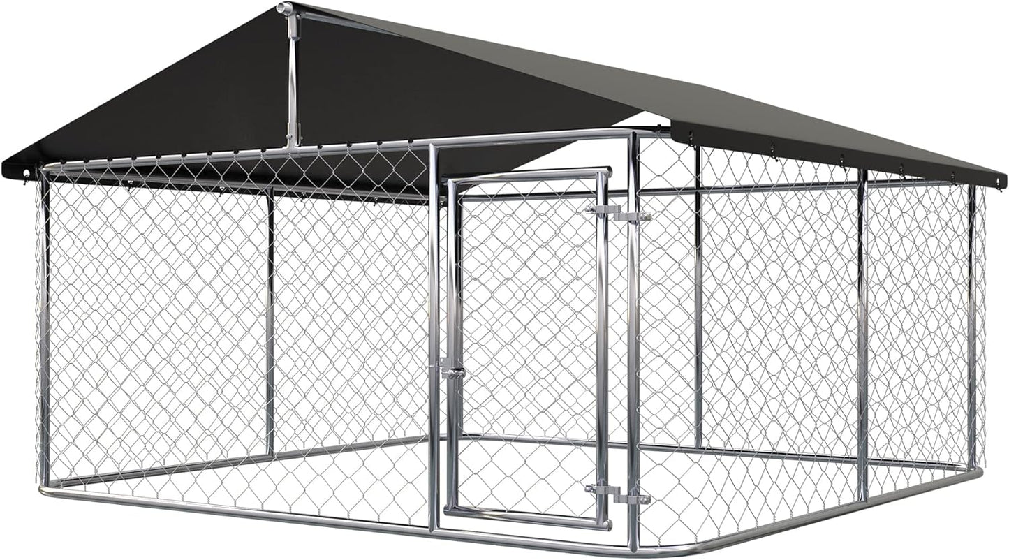 Heavy Duty Outdoor Dog Enclosure for Safe Play and Comfort