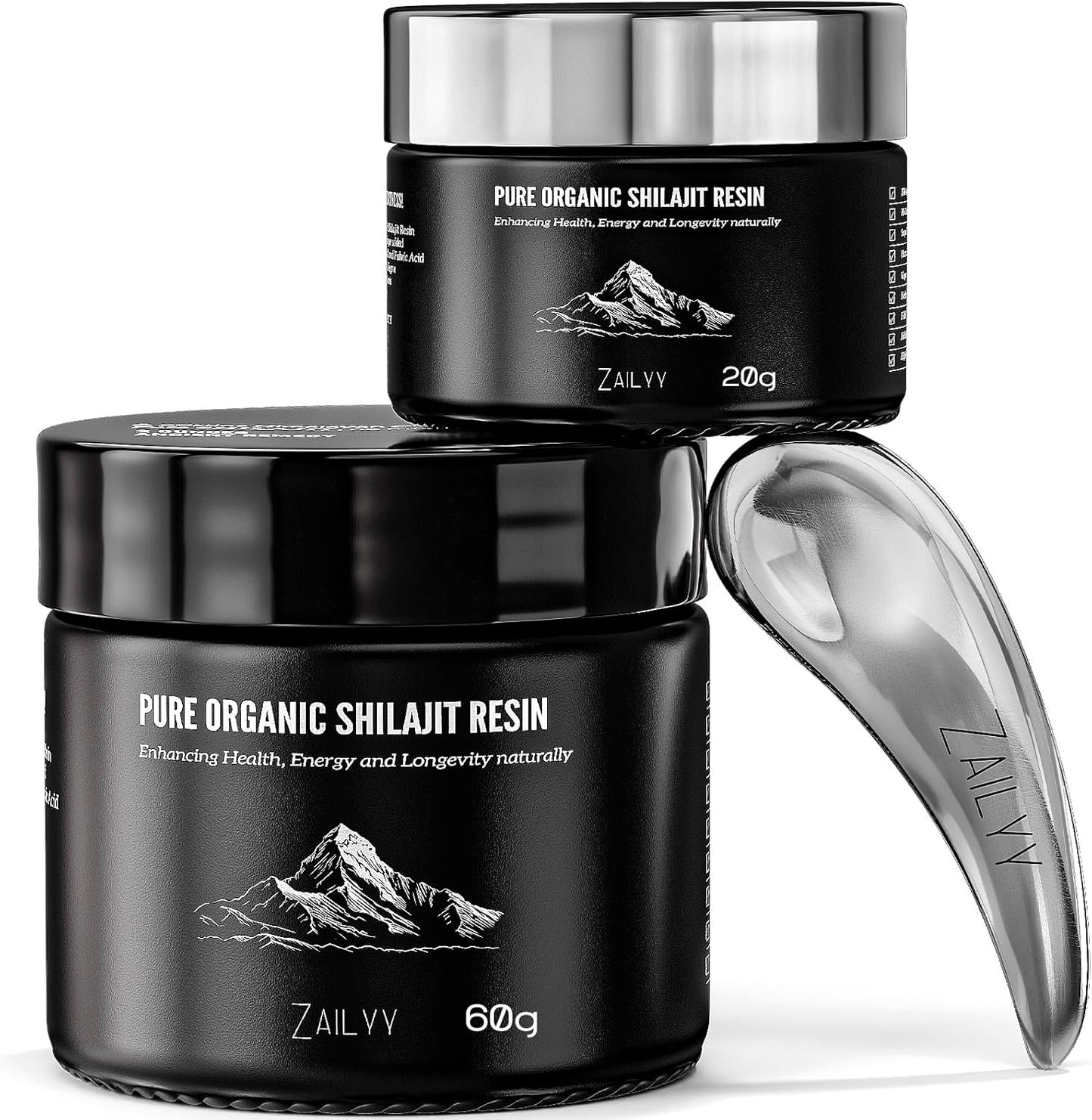 Pure Himalayan Organic Shilajit Resin Supplement for Energy