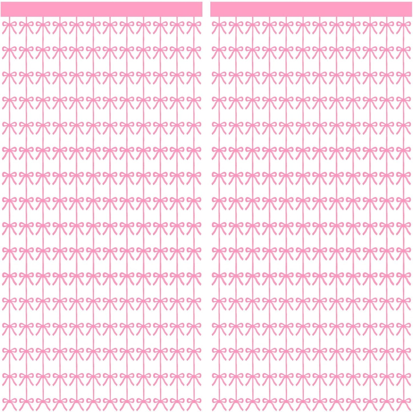 Pink Bow Party Decor Set by Tingjoo - Glam Photo Booth & Backdrop Kit