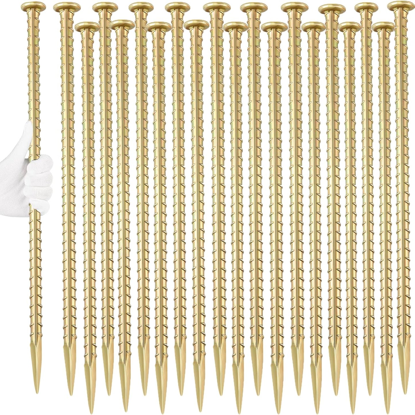 16 Inch Rebar Stakes for Heavy Duty Ground Anchoring Needs