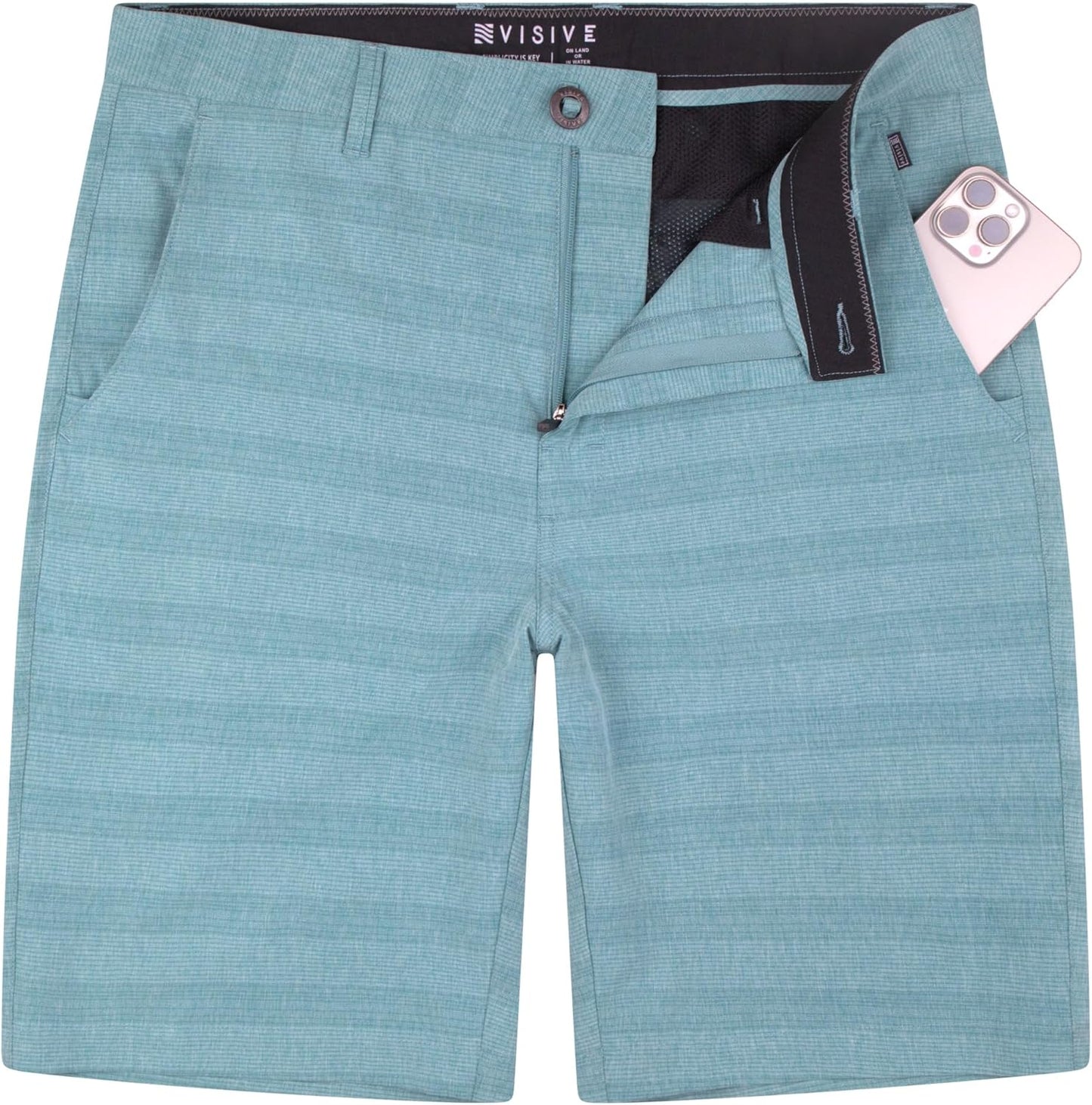 Visive Premium Hybrid Shorts for Men Quick Dry Golf Swim Trunks