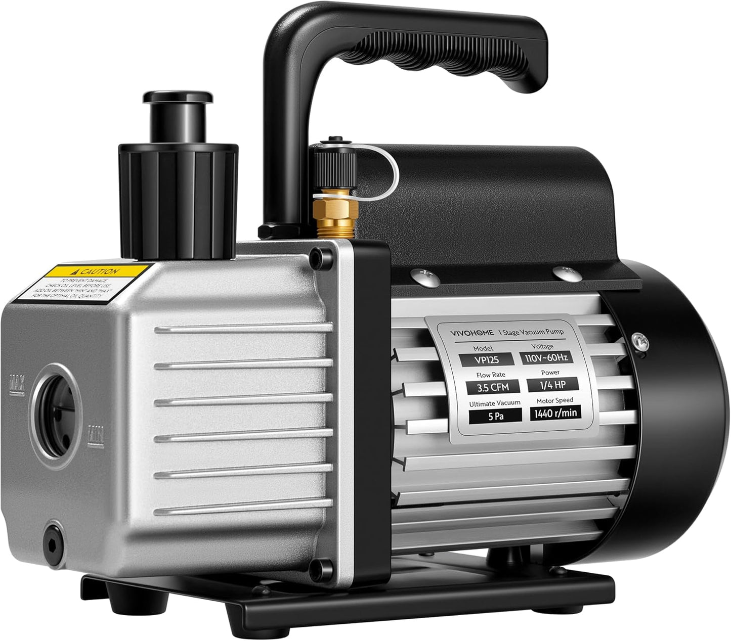 VIVOHOME 3.5 CFM Vacuum Pump for R134a R12 R22 R410a Systems