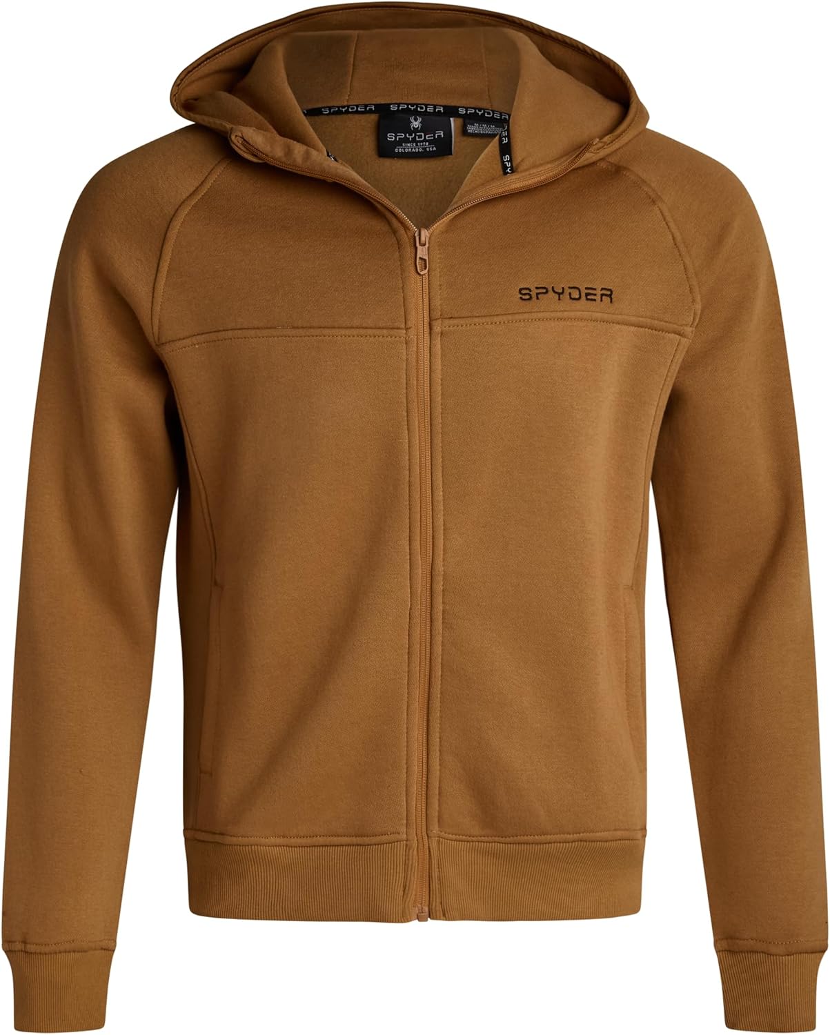 Spyder Mens Zip Up Hoodie - Super Soft Performance Fleece