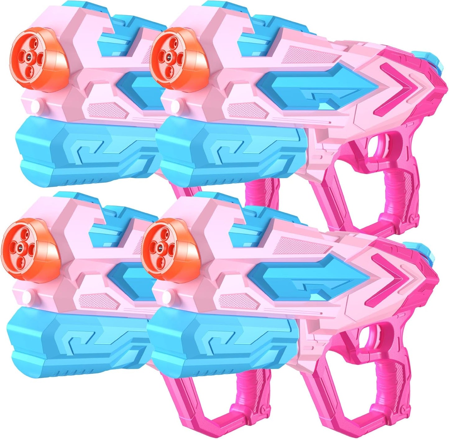 4 PCS Water Gun for Kids - Super Squirt Guns with 4 Modes