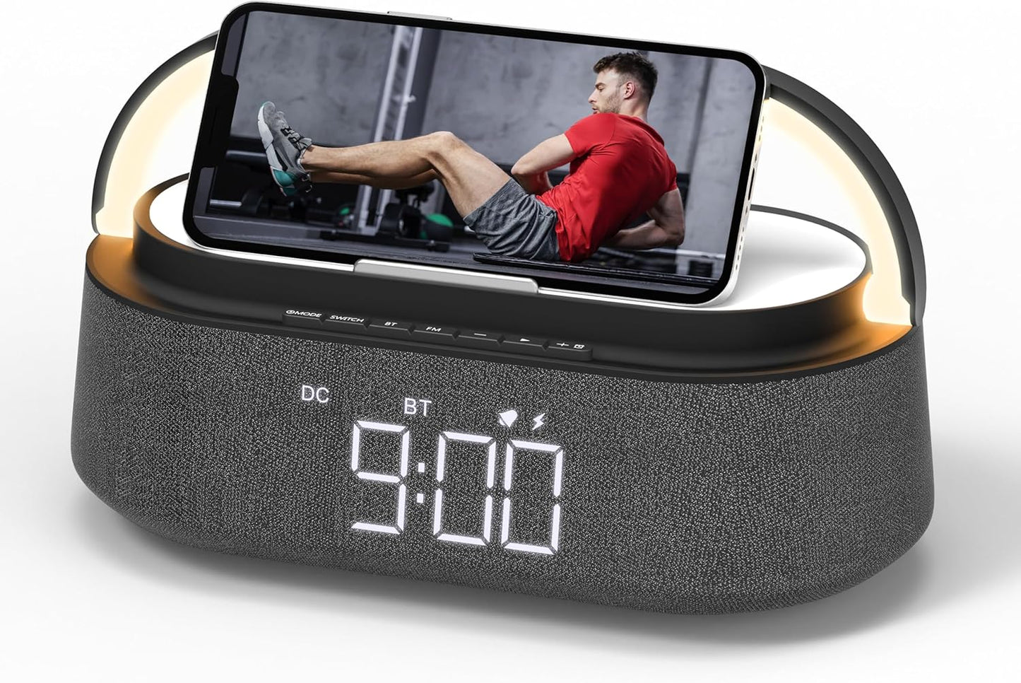 6-in-1 Bluetooth Speaker: Wireless Charger & LED Night Light