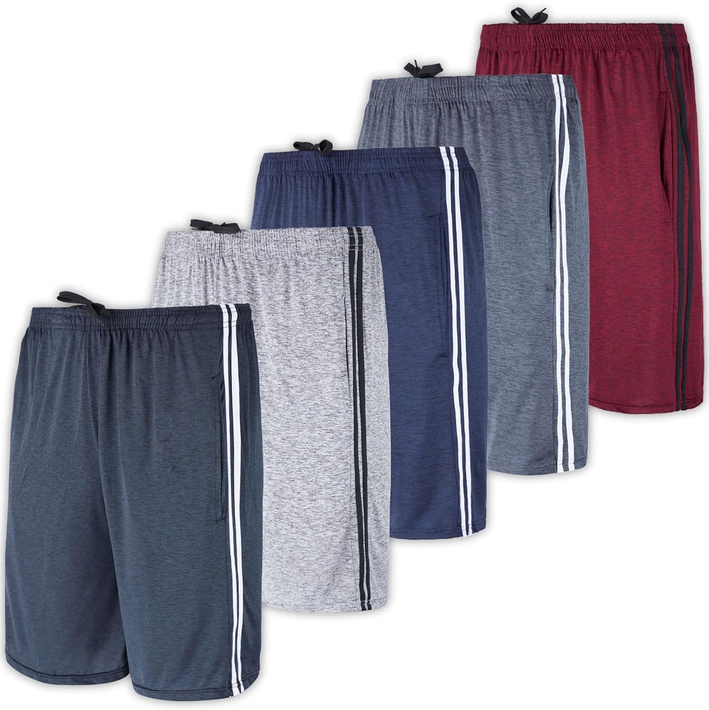 Men's Active Quick Dry Fit Shorts for Gym and Casual Wear