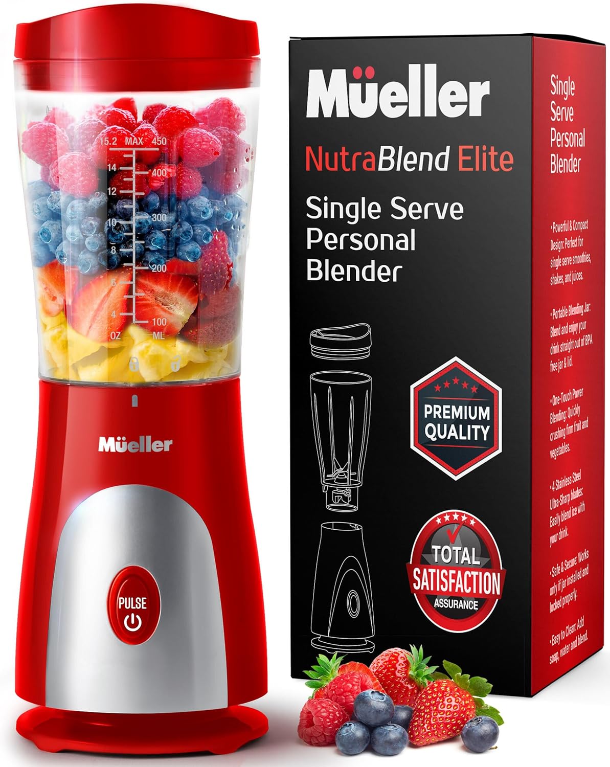 Portable Personal Blender for Shakes; Travel-Ready!