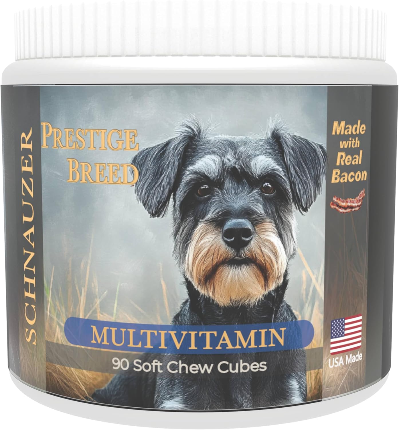 Multivitamins for Schnauzers - Balanced Nutrition with Bacon