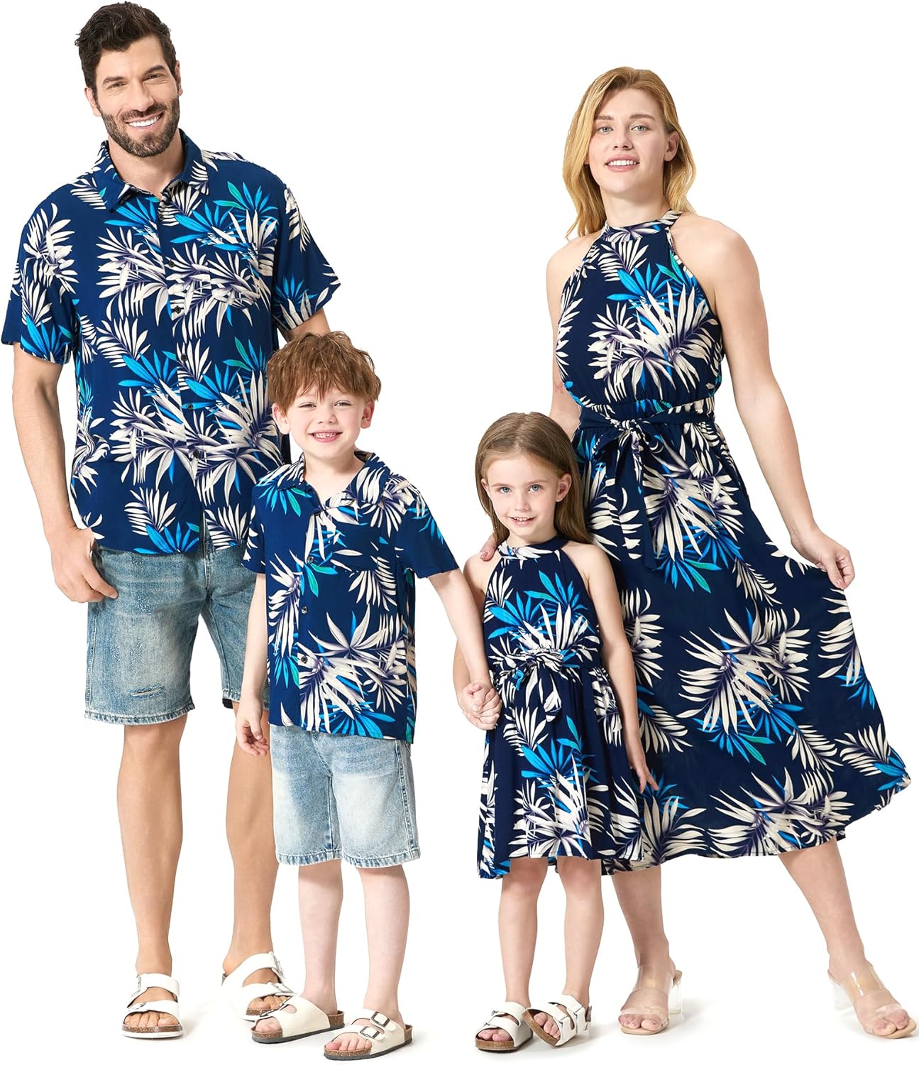 PATPAT Family Matching Hawaiian Outfits for Summer Fun