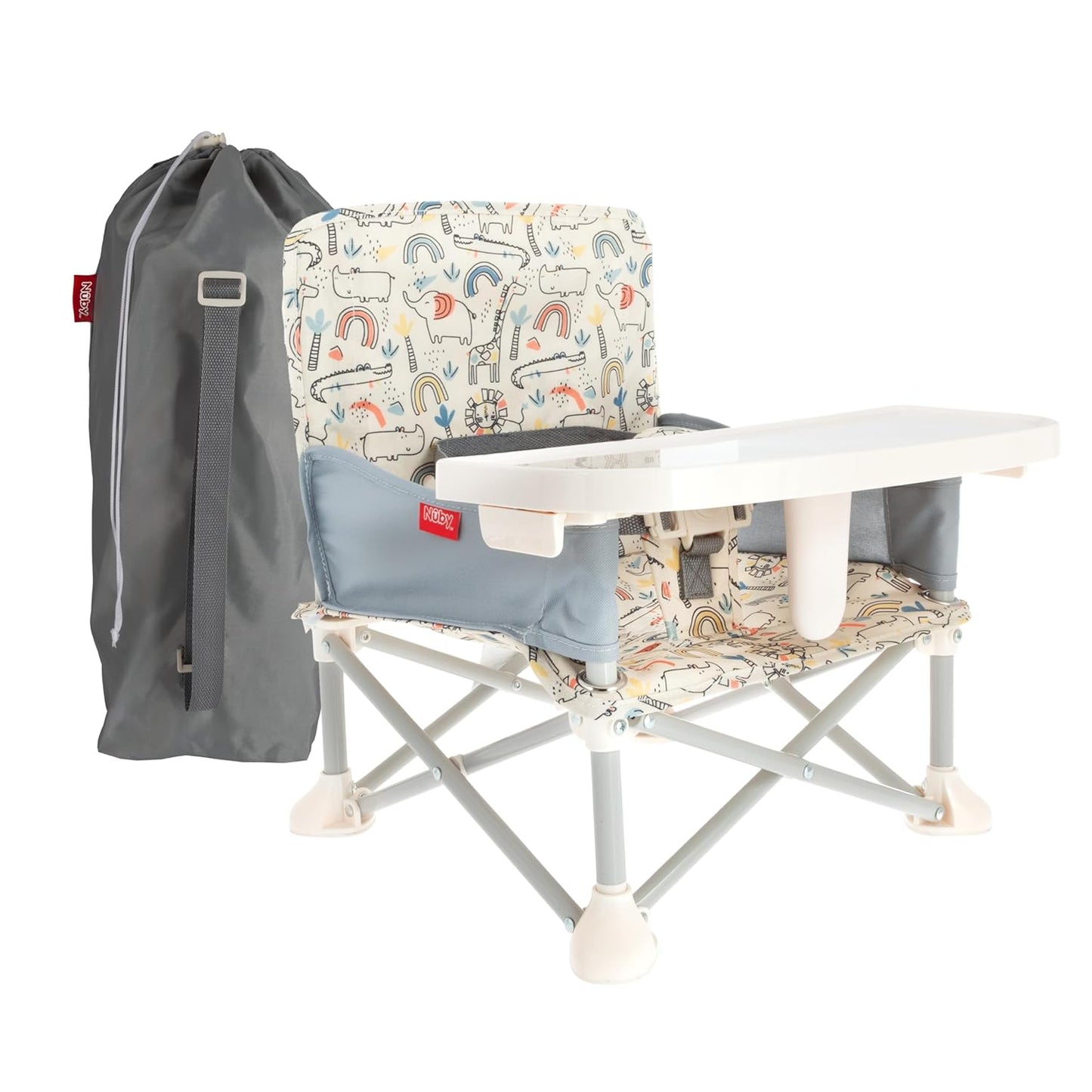 Nuby Pop-Up Booster Seat - Portable Travel Chair for Kids