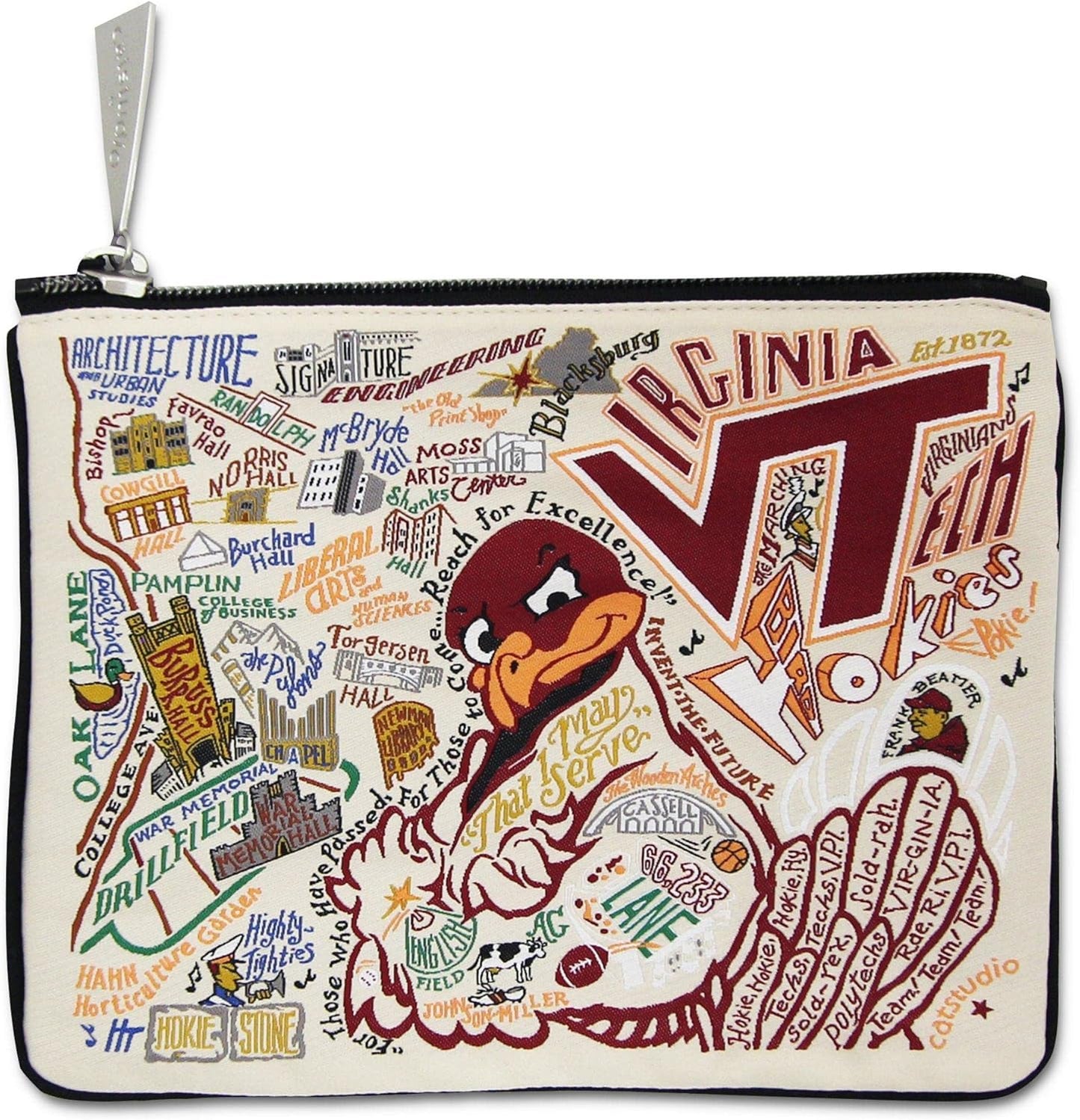 Virginia Tech Collegiate Zipper Pouch Purse for All Your Needs