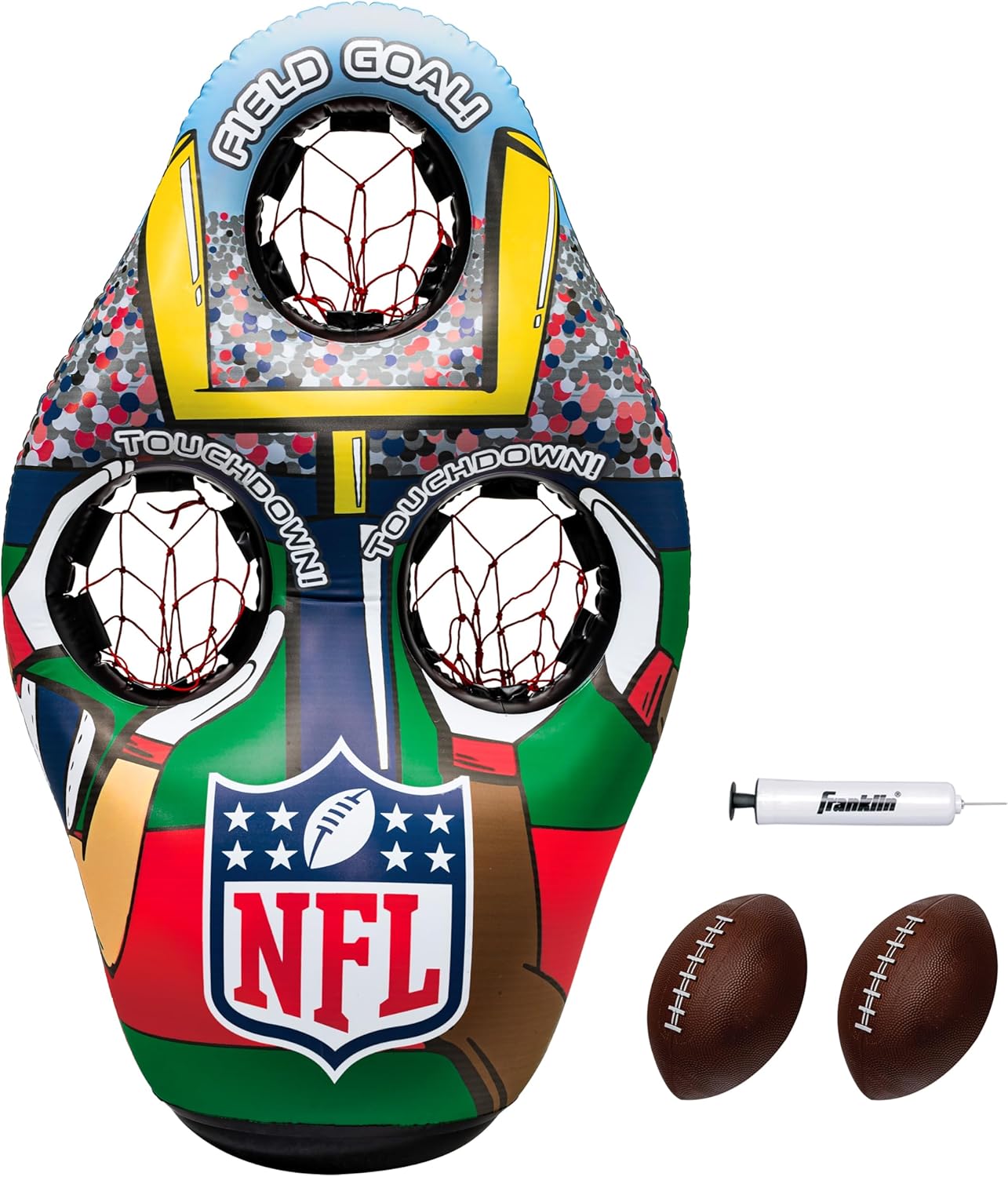 Franklin Sports Inflatable Target Toss Game for Kids Fun
