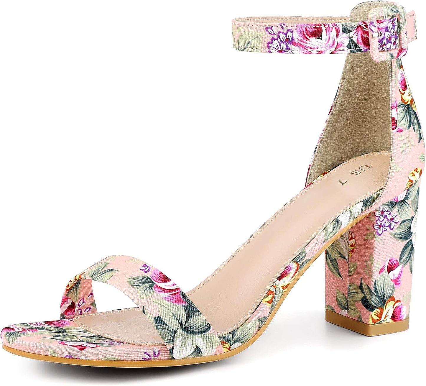 Allegra K Women's Open Toe High Chunky Heel Sandals for Style