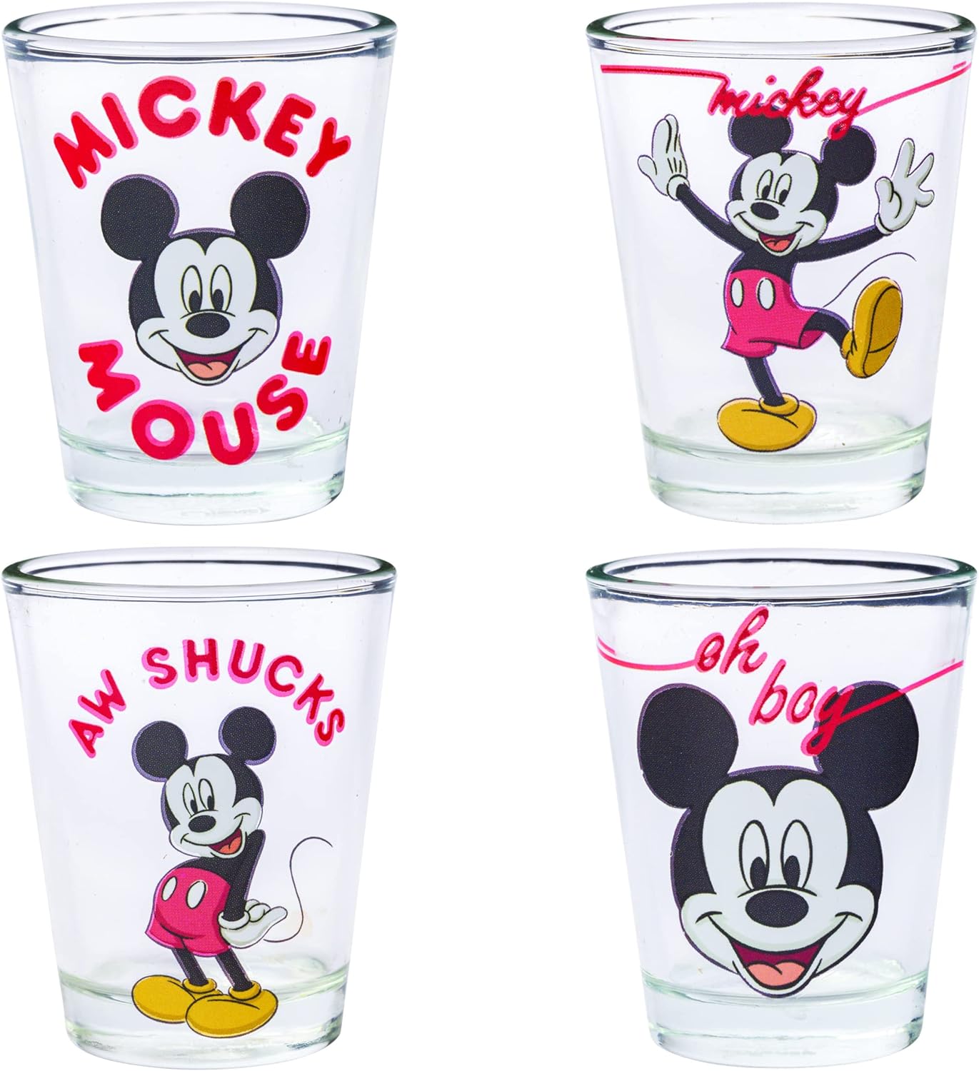 Disney Mickey Mouse Mini Glasses Set - Timeless Charm!