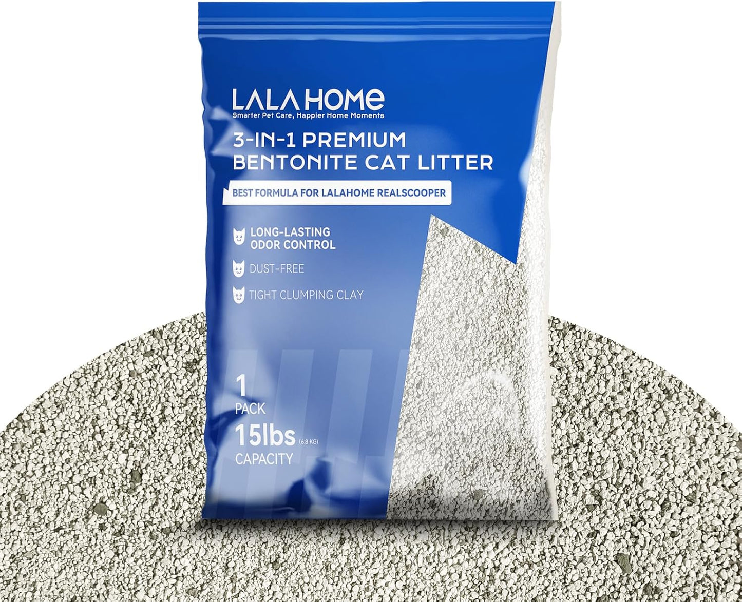 Premium Clumping Cat Litter with 10-Day Odor Control for Cats