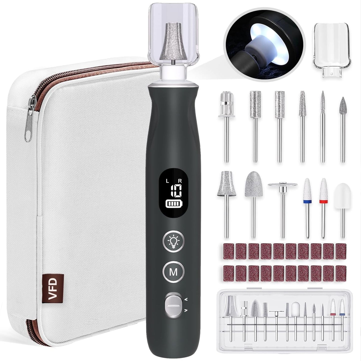 Electric Nail File Drill for Professional Nail Care at Home