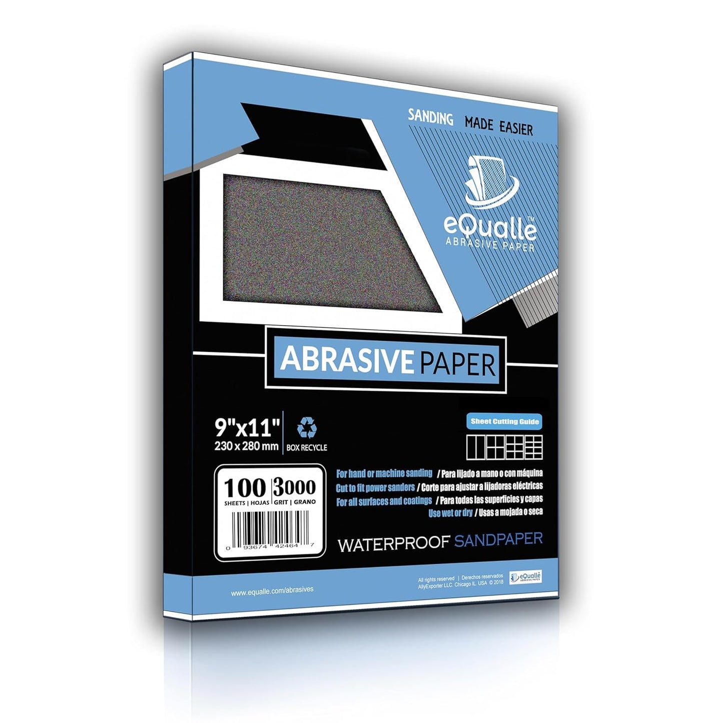 3000 Grit Sandpaper Sheets for Ultra-Fine Finishing Projects
