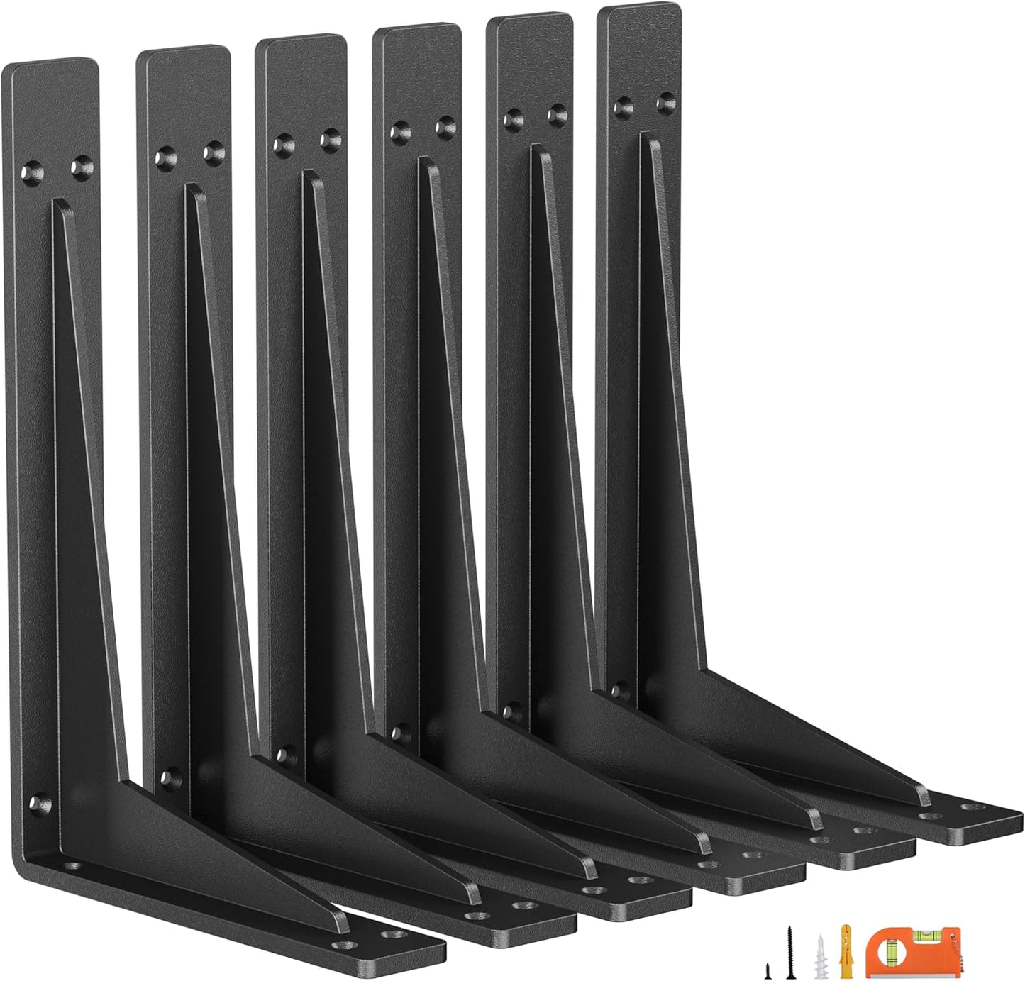 10 Inch Heavy Duty Shelf Brackets for Strong Support and Storage